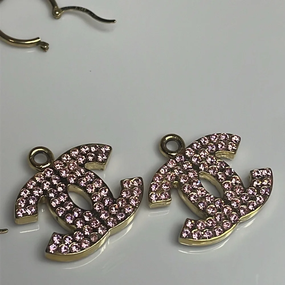 CHANEL 2002 SPRING CRUISE PINK EARRINGS